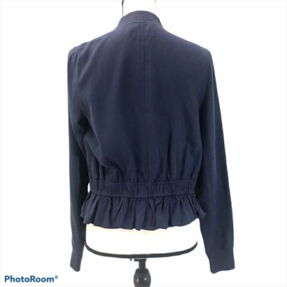 Halogen Peplum Zip Up Jacket. Size S. - Picture 3 of 4